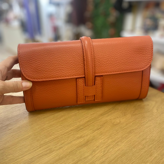 Smooth camel bag - 100% leather