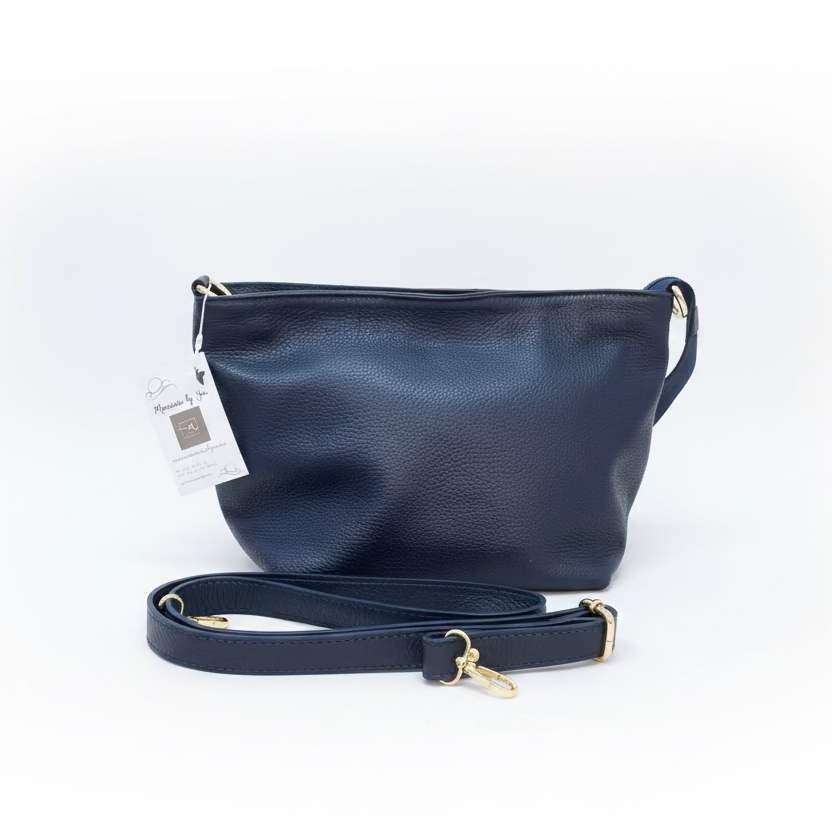Bolso bandolera piel 100% auténtica liso - Moments by You