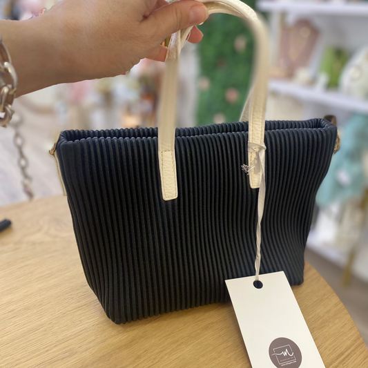 Black satin party clutch handbag with cross straps