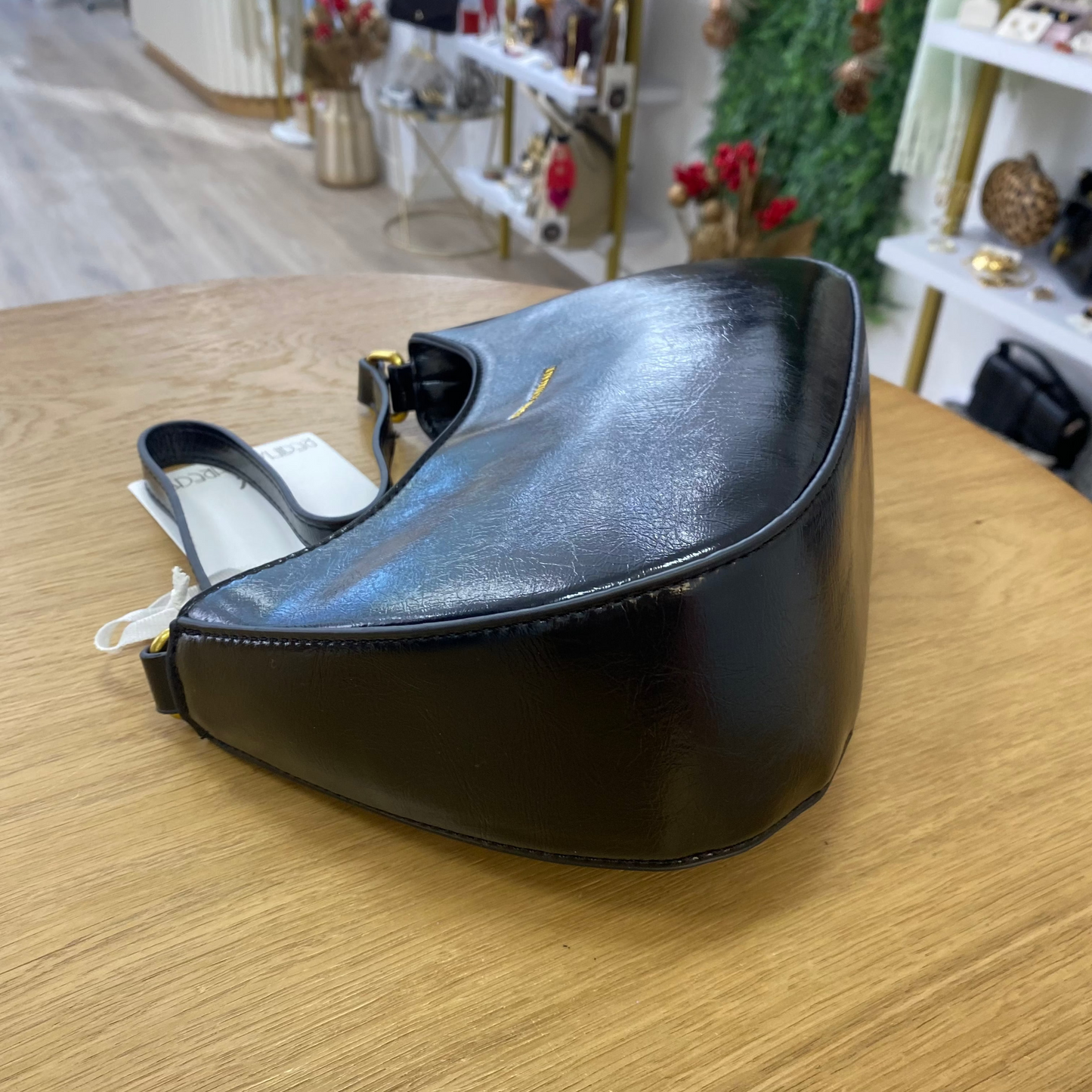 Sac à main de soirée uni en velours orange