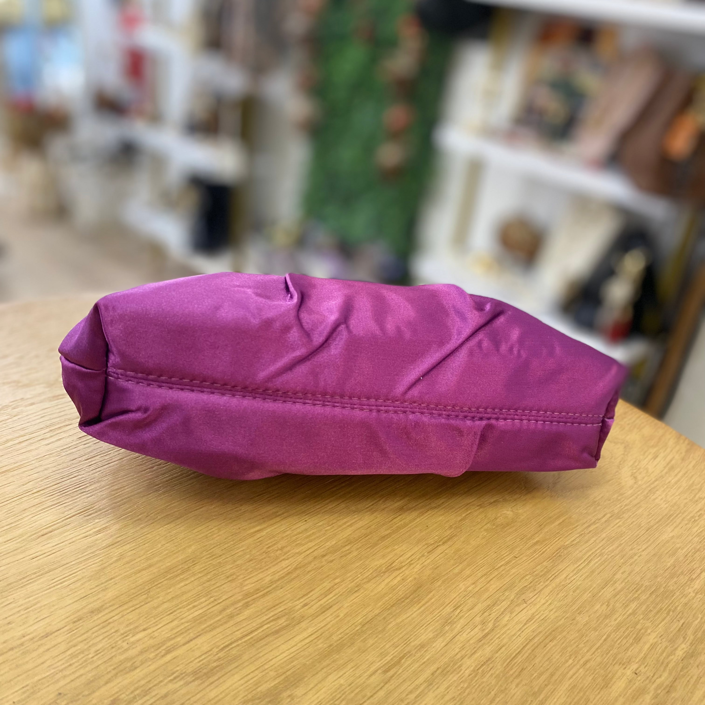 Sac à main de soirée uni en velours orange