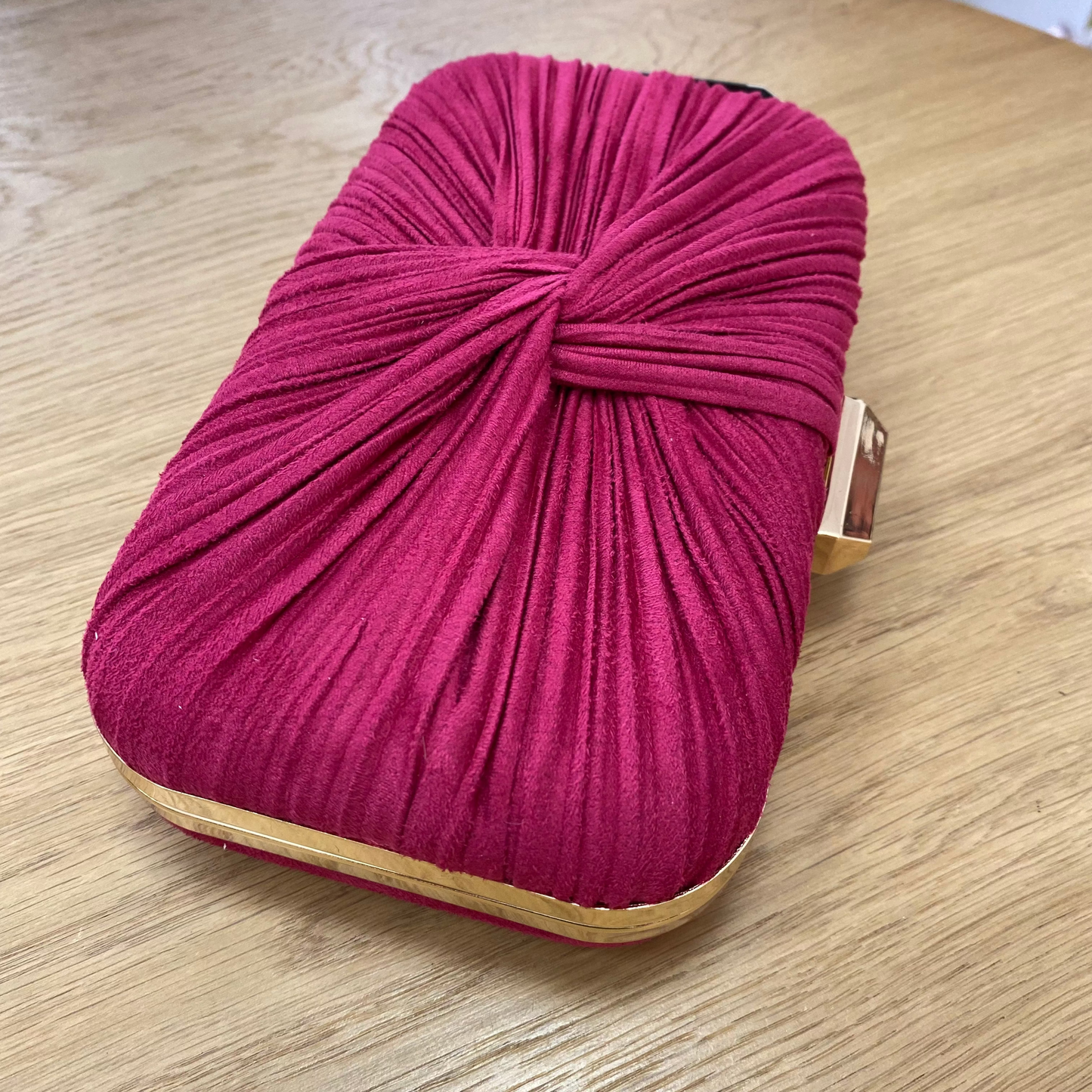 Sac à main de fête en plumes rose clair