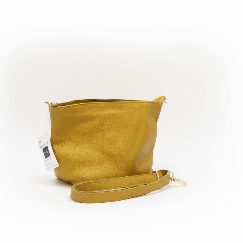 Bolso bandolera piel 100% auténtica liso - Moments by You