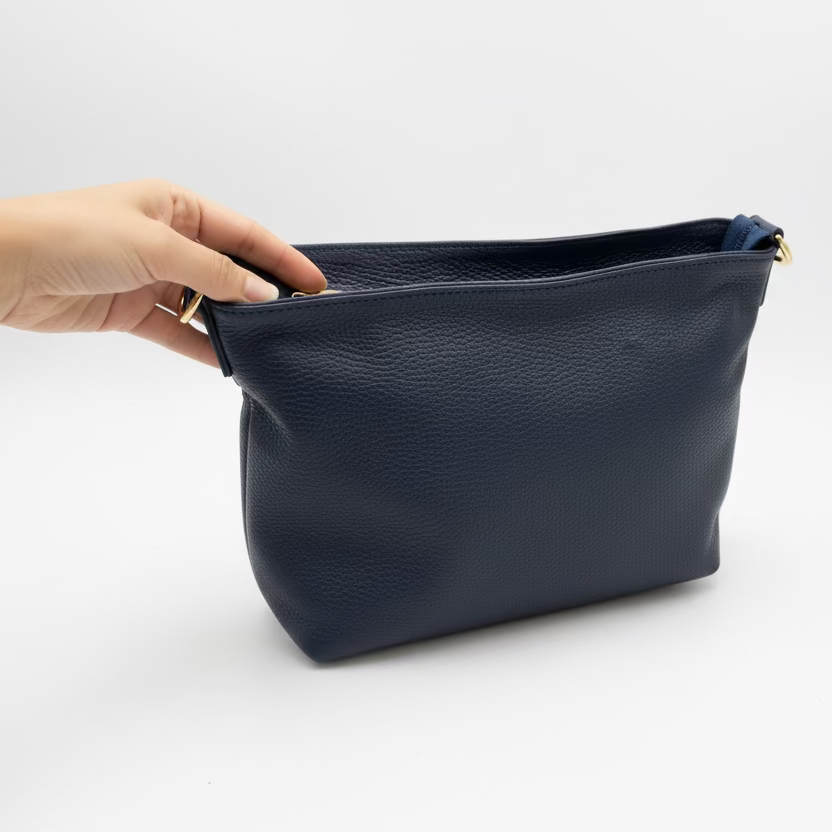 Bolso bandolera piel 100% auténtica liso - Moments by You
