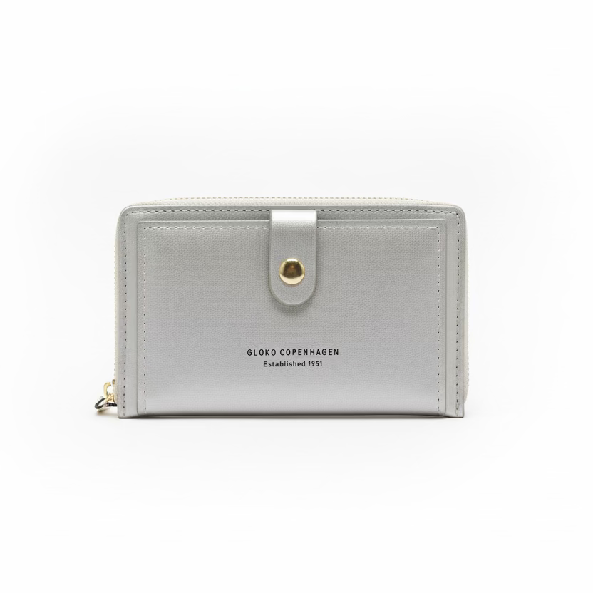 Monedero y cartera pequeña con acabado metalizado - Moments by You