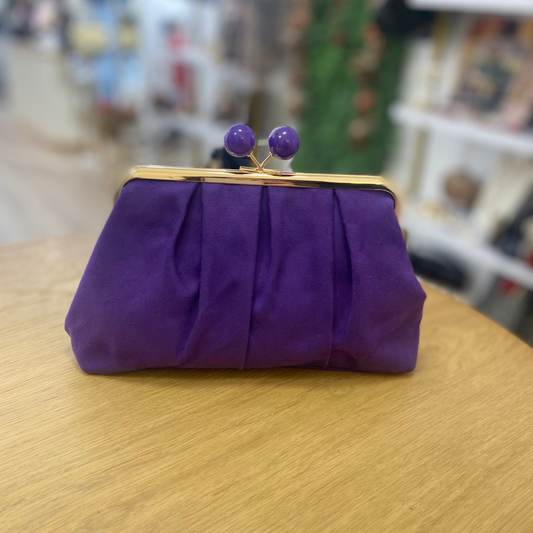 Light pink feather party handbag