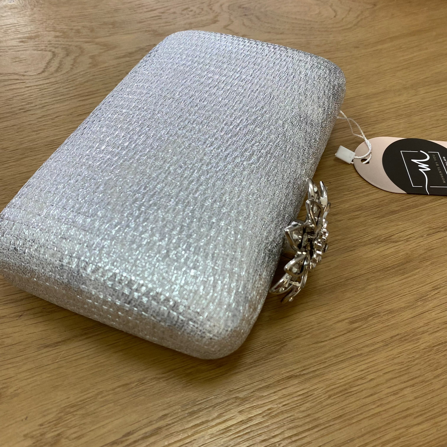 Sac à main de fête en plumes rose clair