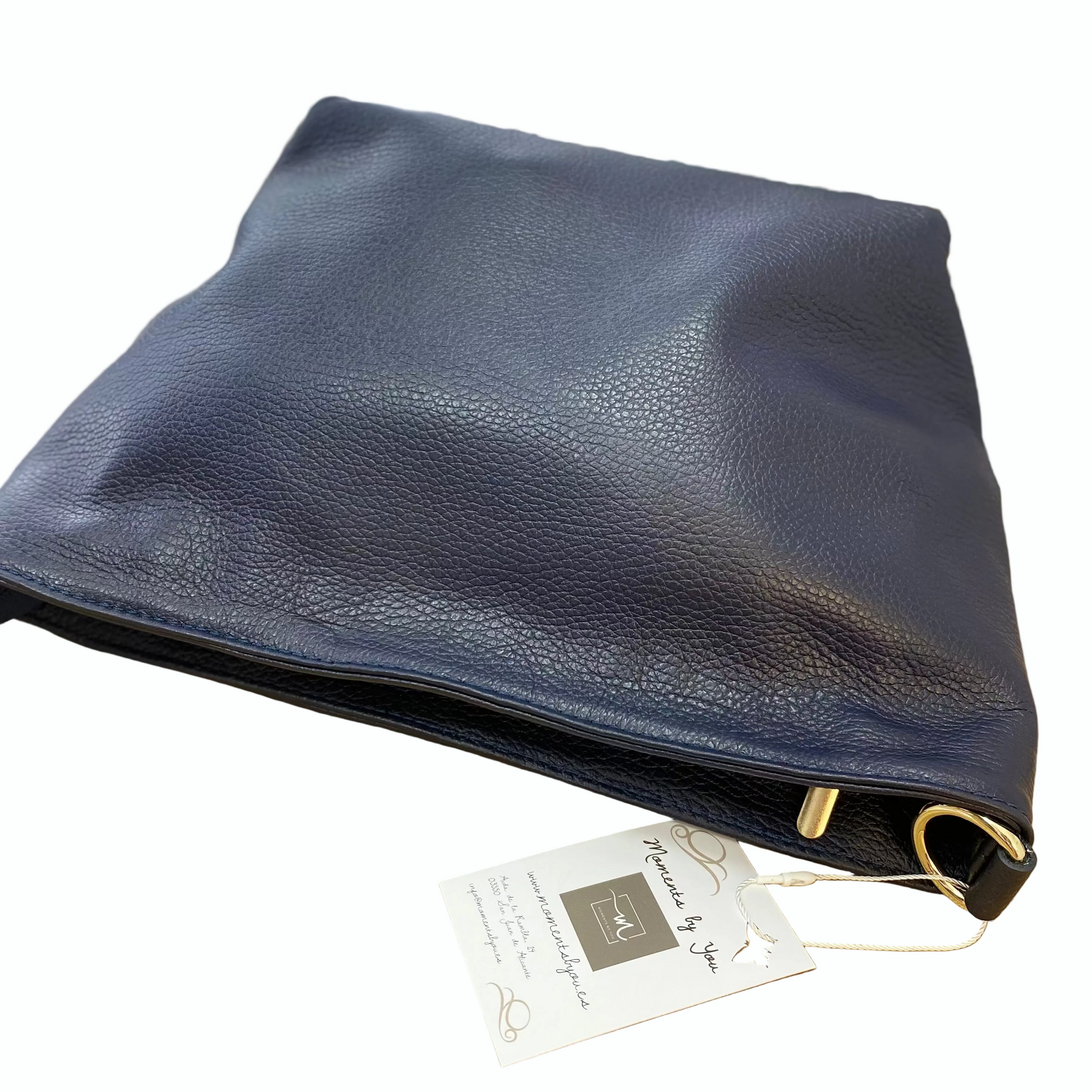 Bolso bandolera piel 100% auténtica liso - Moments by You
