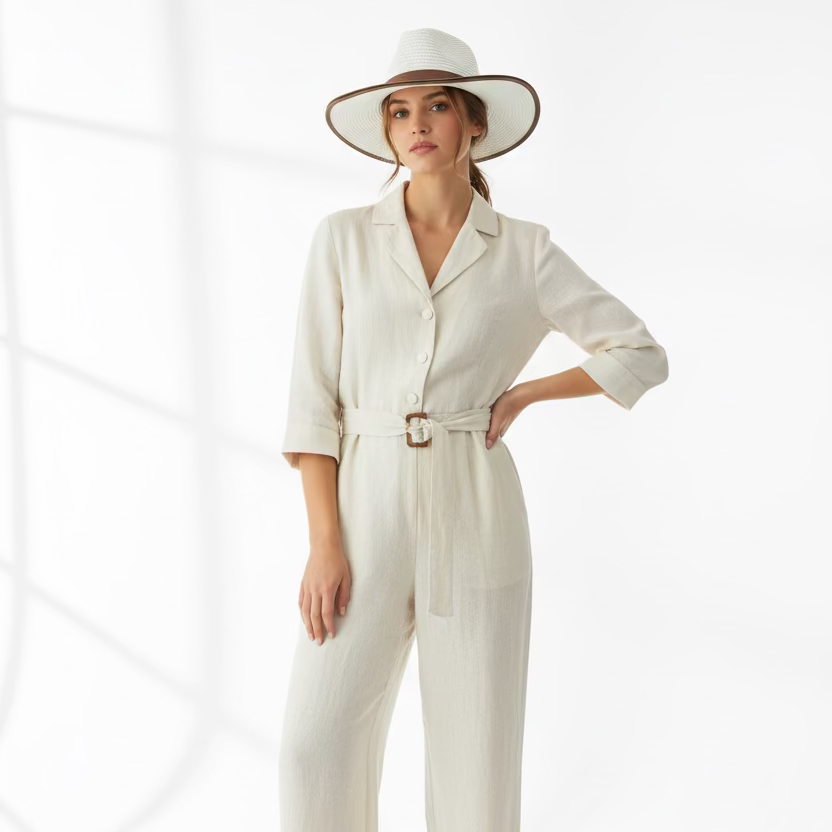 Sombrero unisex de fibra natural en colores variados - Moments by You