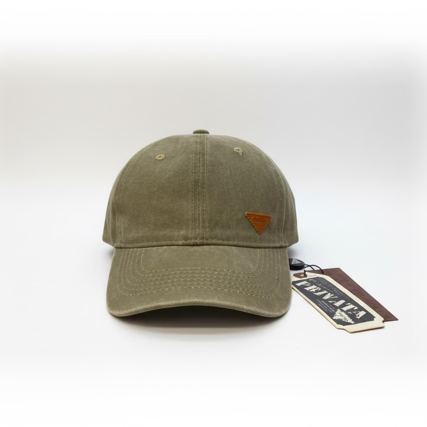 Gorras unisex lisas efecto lavado y con logo de la marca Privata - Moments by You