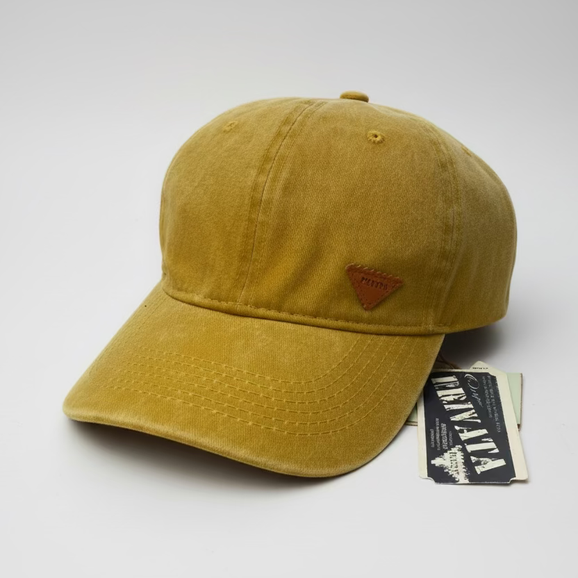 Gorras unisex lisas efecto lavado y con logo de la marca Privata - Moments by You