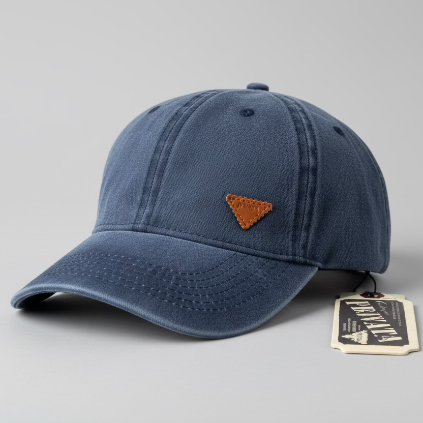 Gorras unisex lisas efecto lavado y con logo de la marca Privata - Moments by You