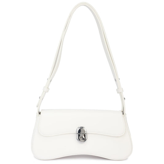 Sac à main de soirée uni en velours orange