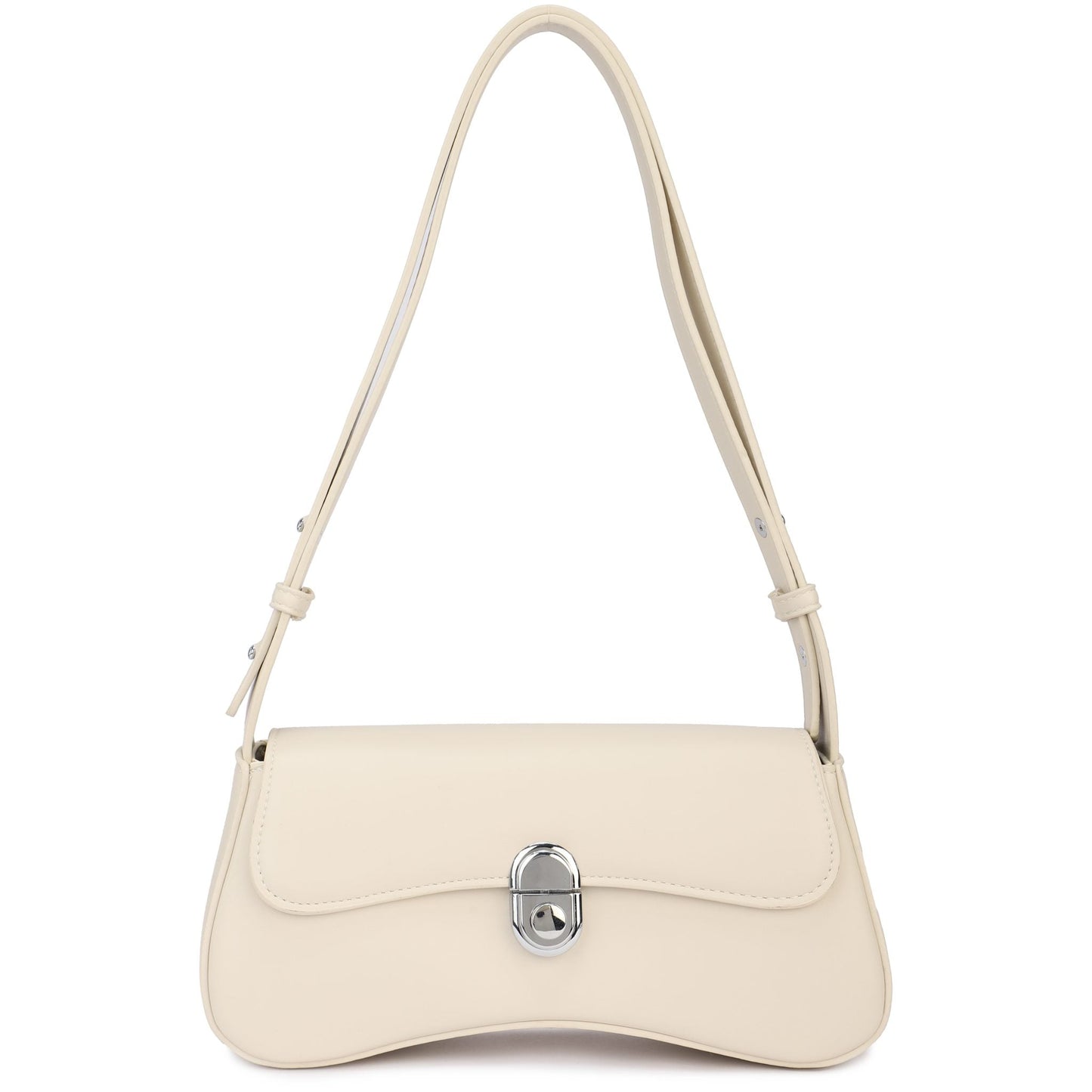 Sac à main de soirée uni en velours orange