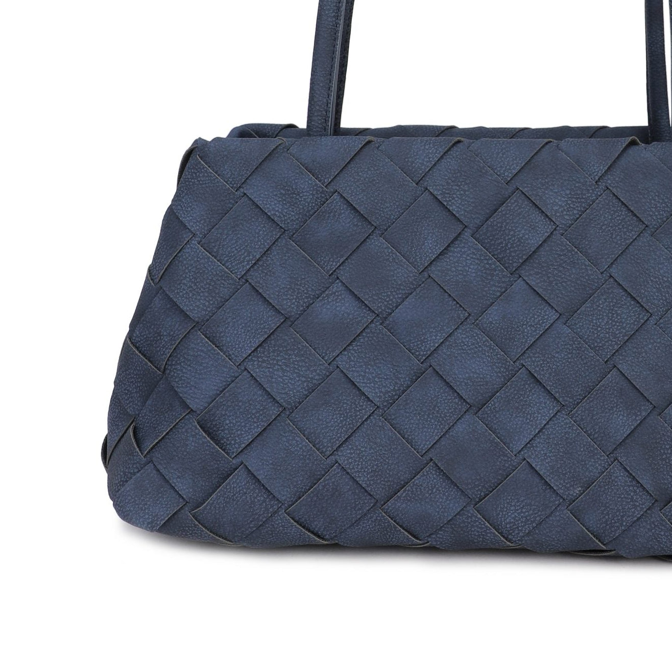 Plain orange velvet party handbag