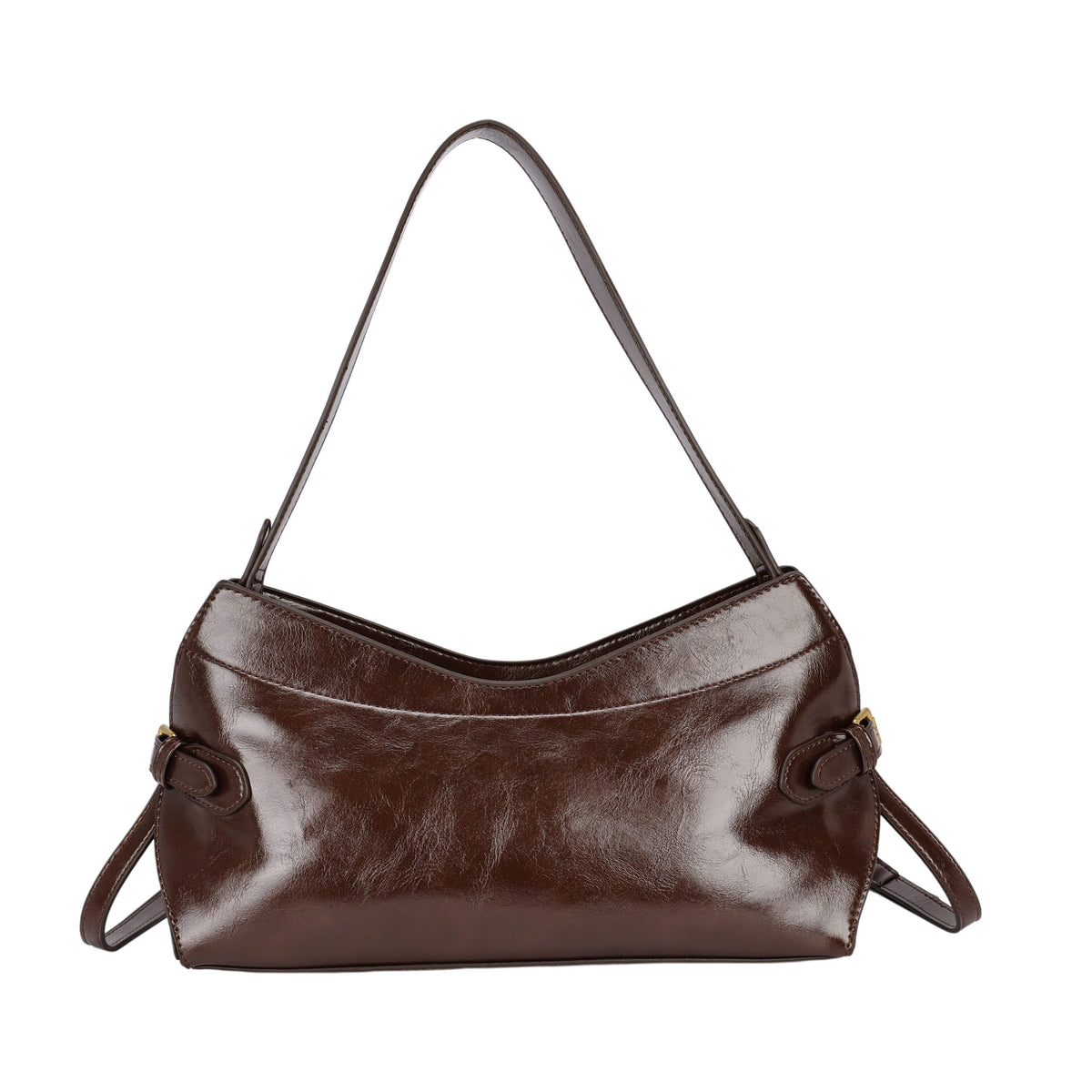 Plain orange velvet party handbag