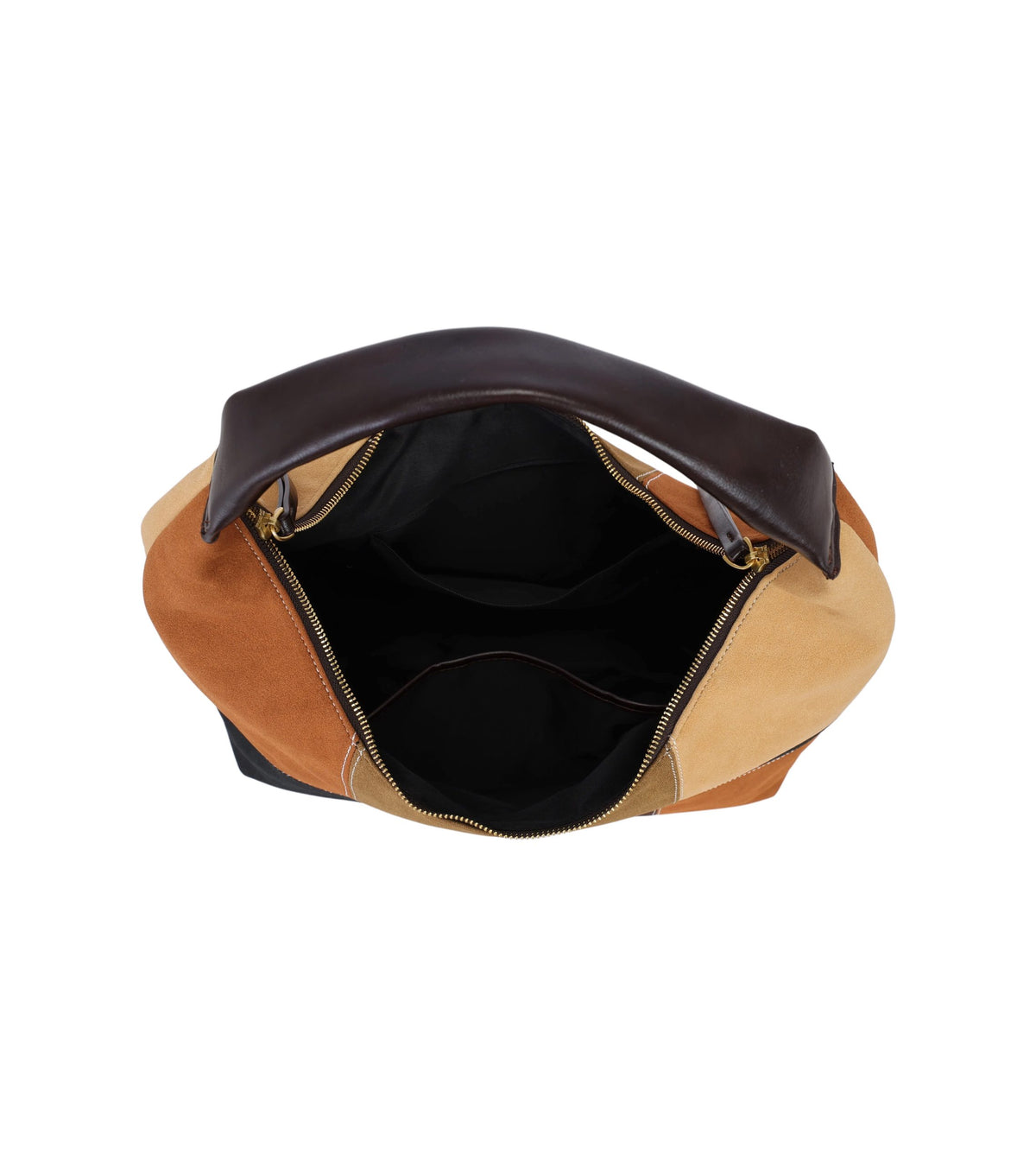Bolso grande de hombro a cuadros efecto piel