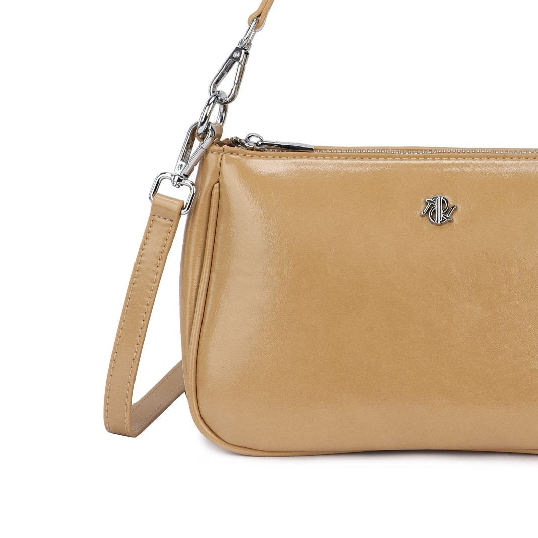 Sac à main de soirée uni en velours orange