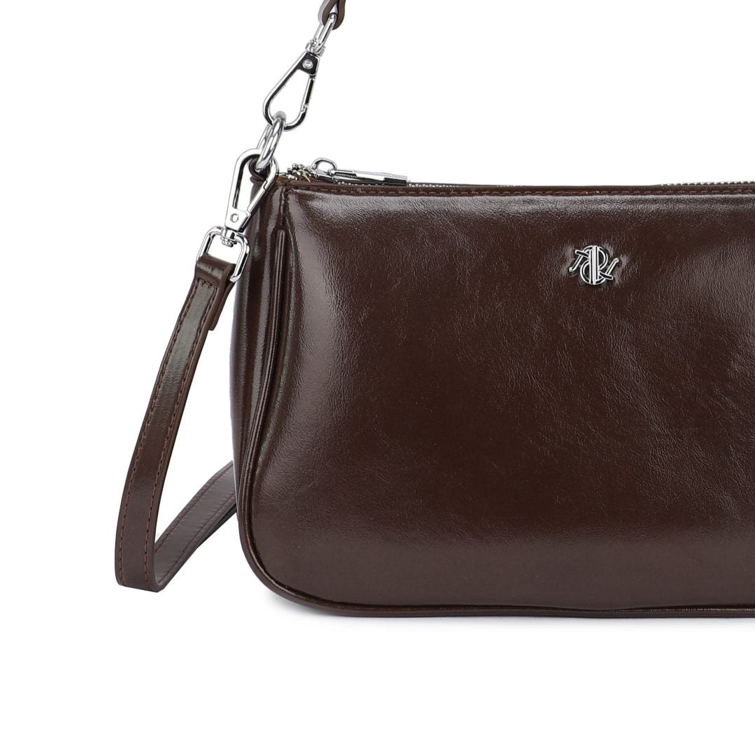 Sac à main de soirée uni en velours orange