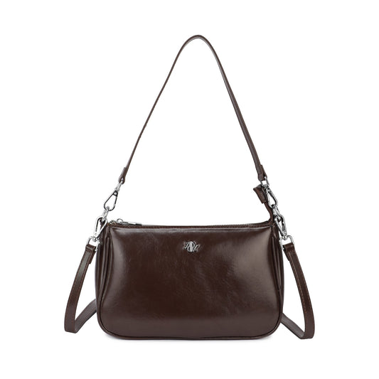 Sac à main de soirée uni en velours orange