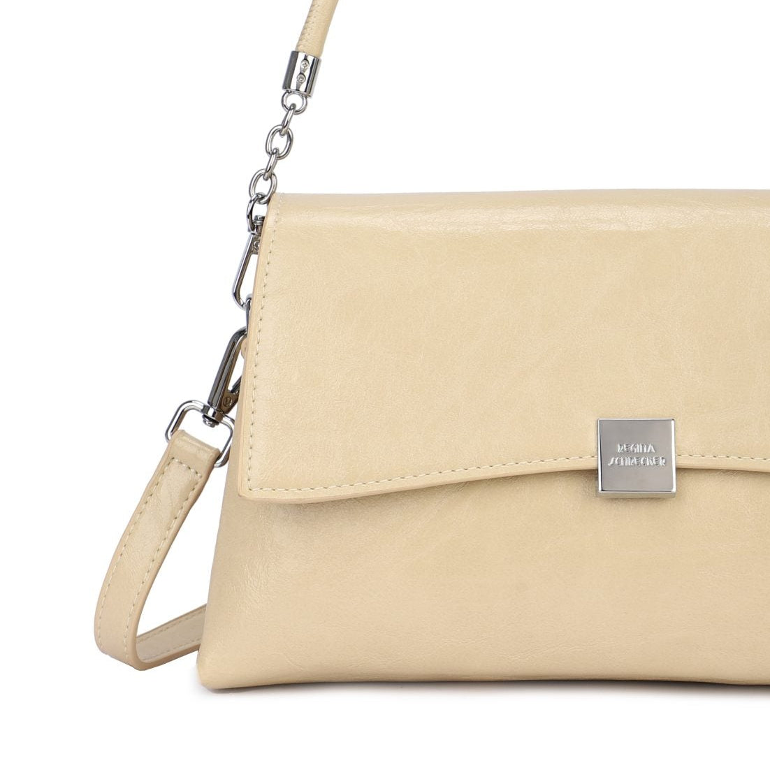 Sac à main de soirée uni en velours orange