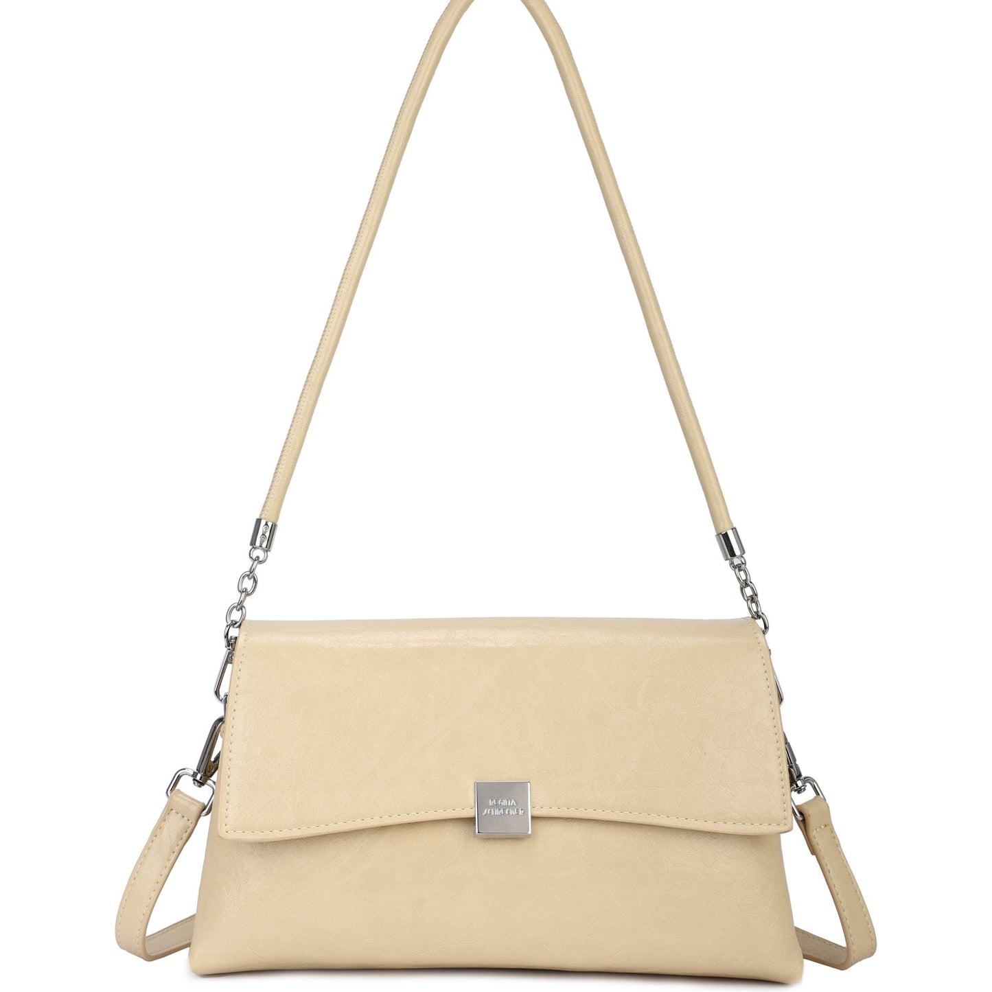 Sac à main de soirée uni en velours orange