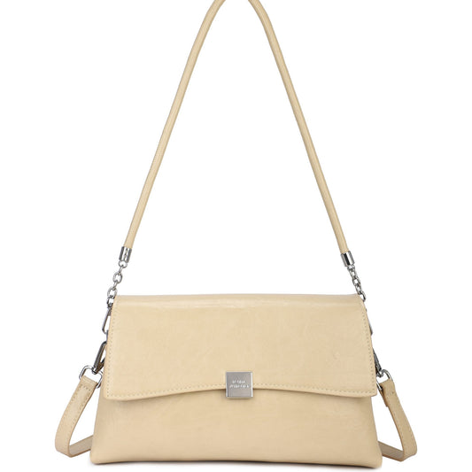 Sac à main de soirée uni en velours orange