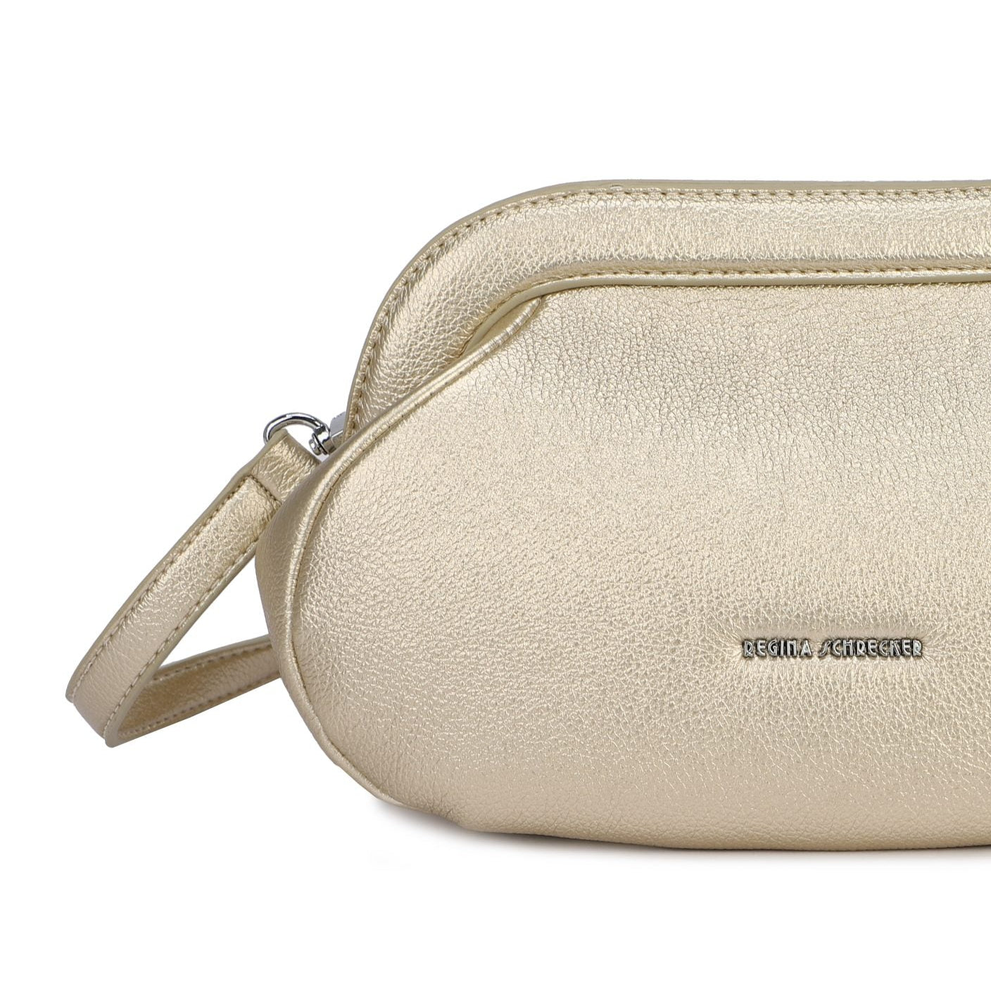 Plain orange velvet party handbag