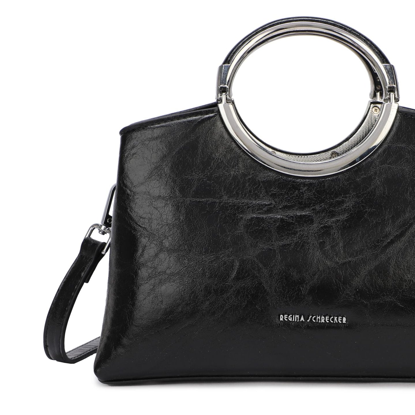 Sac à main de soirée uni en velours orange