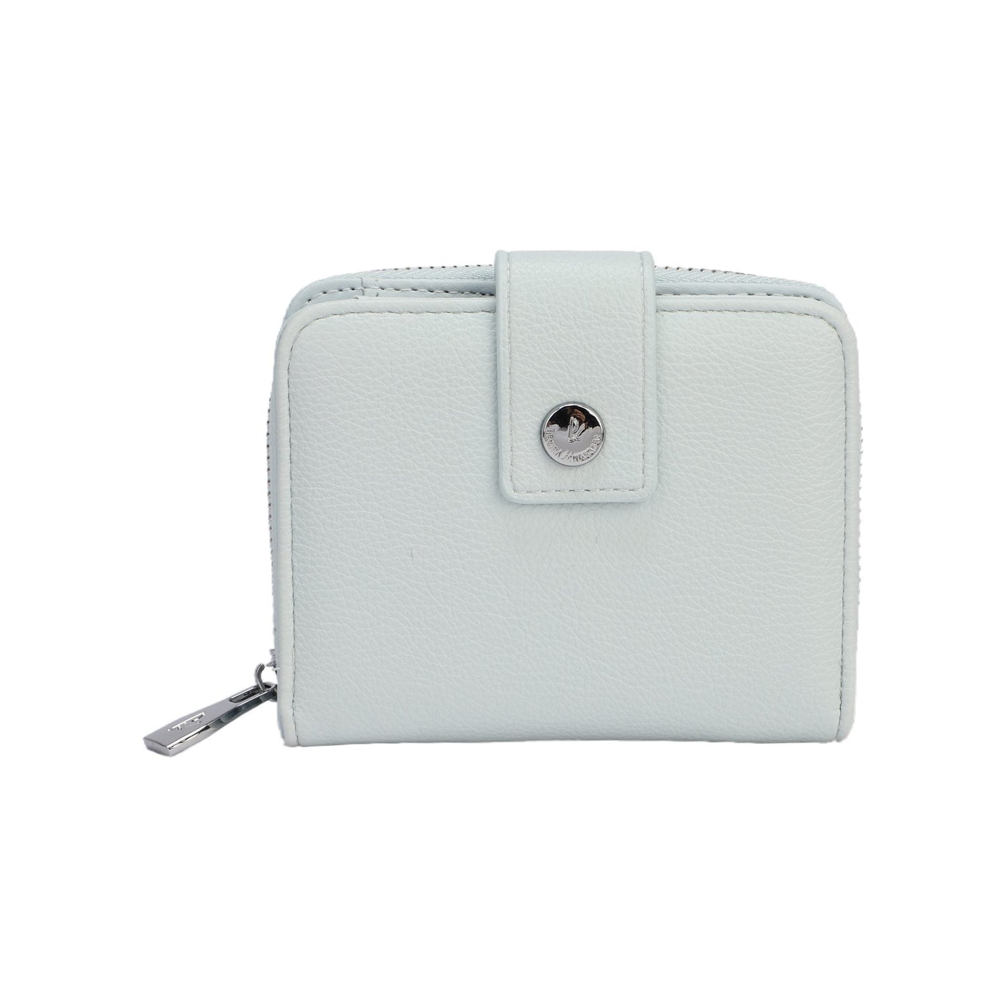 Monederos pequeños lisos de varios colores tonos pastel y detalles plata