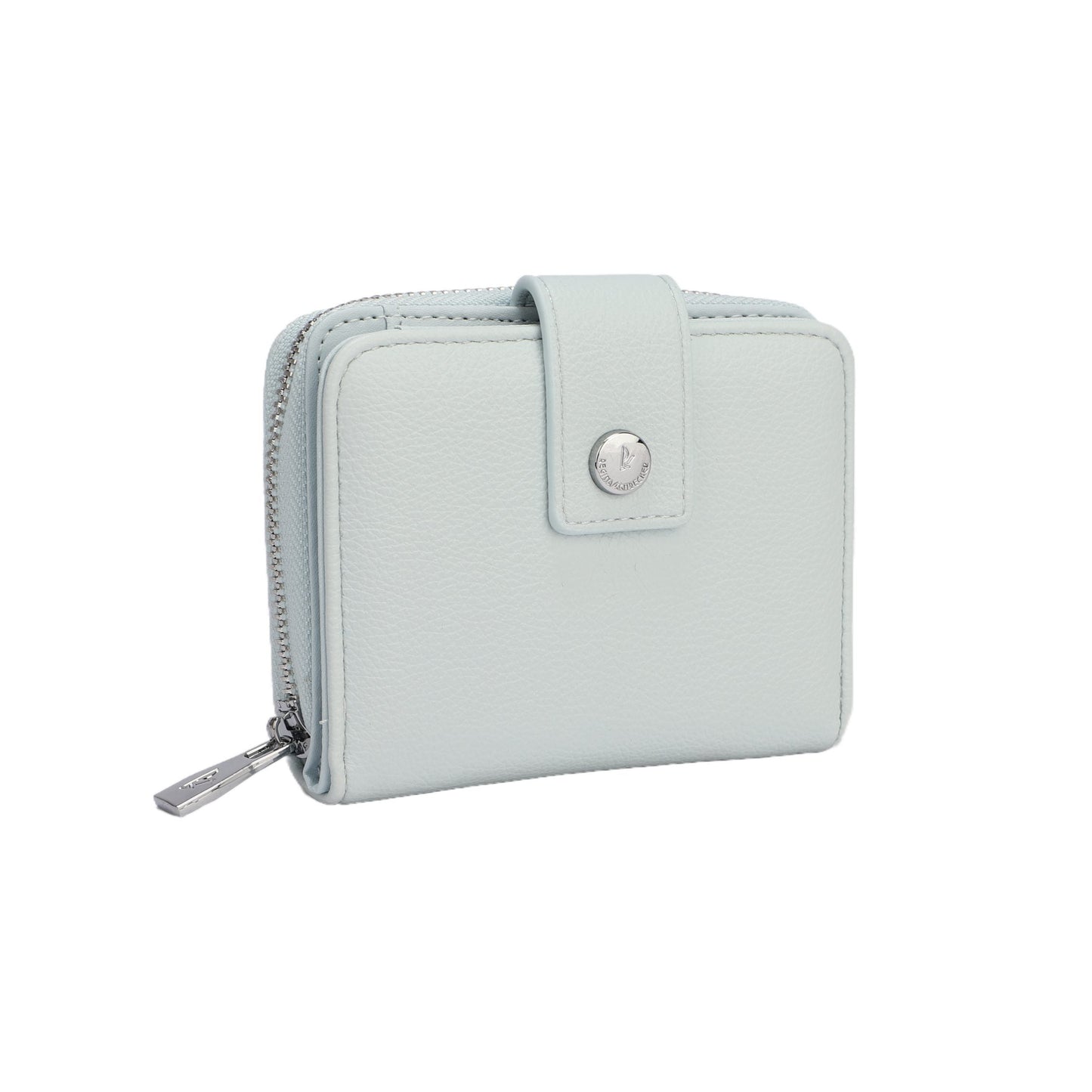 Monederos pequeños lisos de varios colores tonos pastel y detalles plata