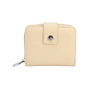 Monederos pequeños lisos de varios colores tonos pastel y detalles plata