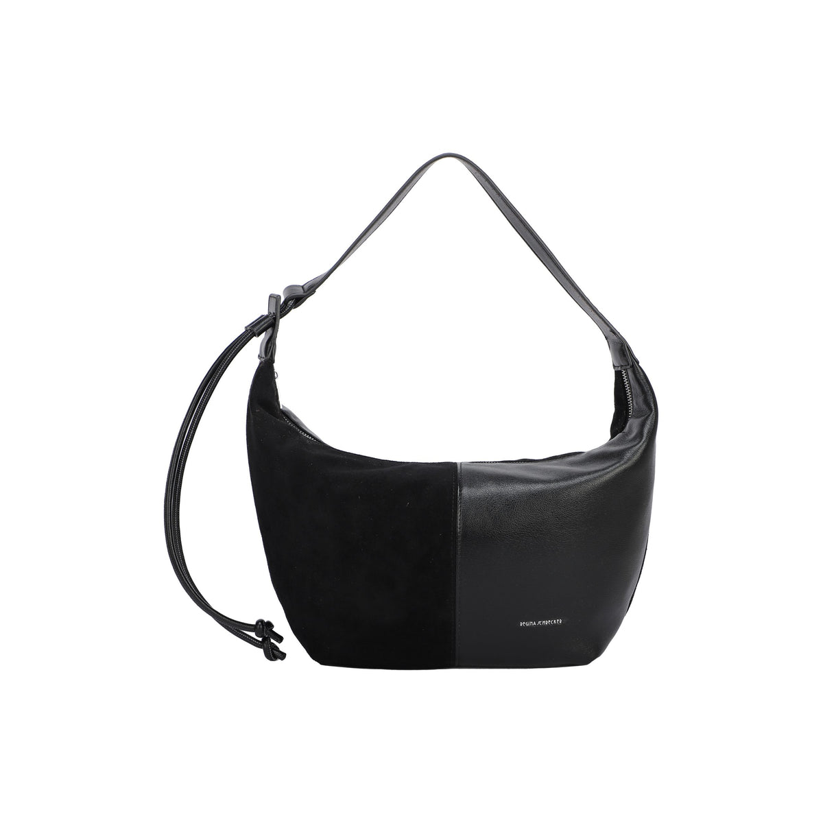 Plain orange velvet party handbag