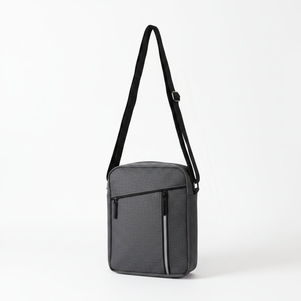 Bolso bandolera liso unisex en varios colores