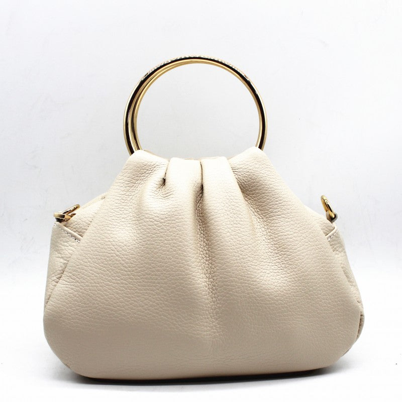 Smooth camel bag - 100% leather