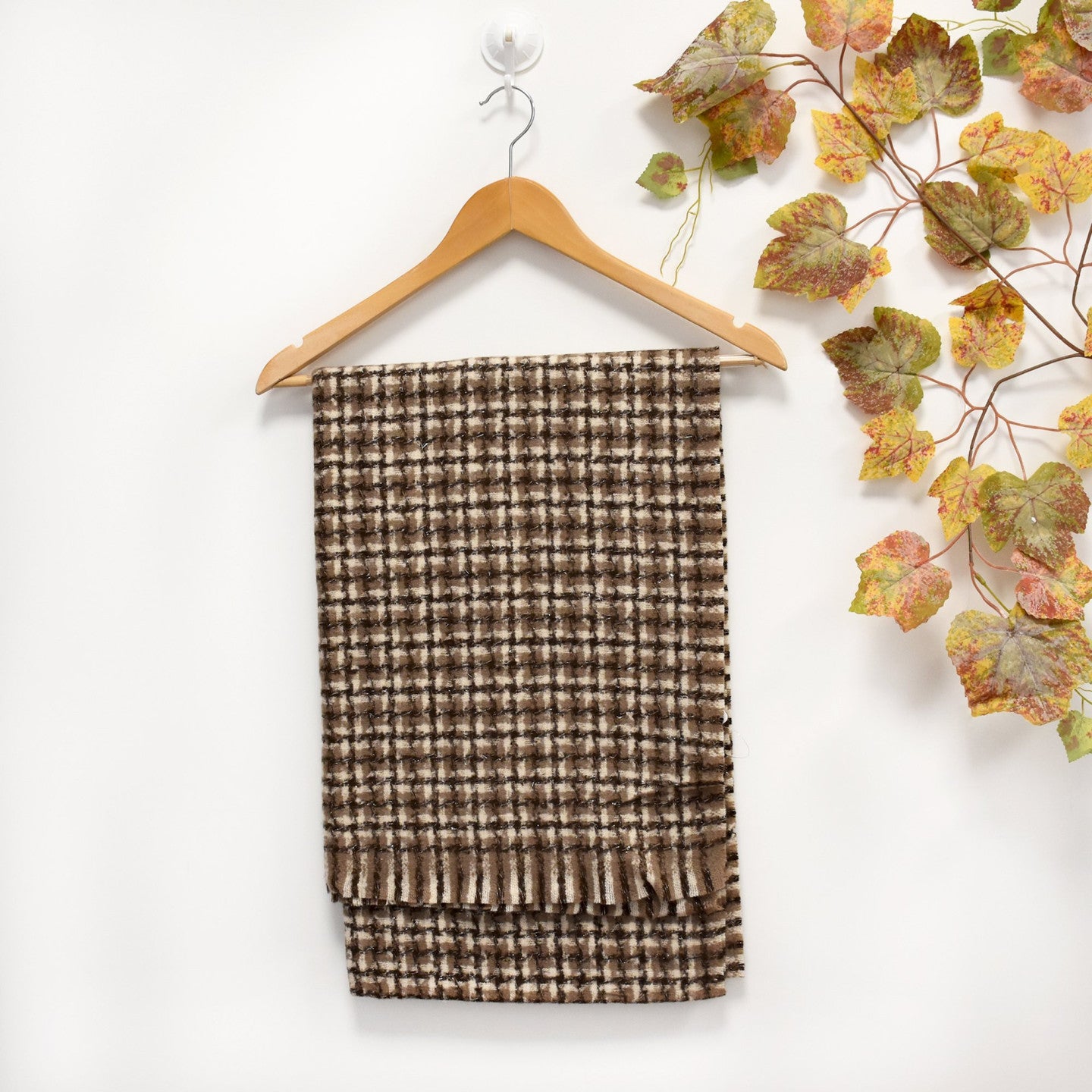 Bufandas anchas suaves de cuadros en varios colores