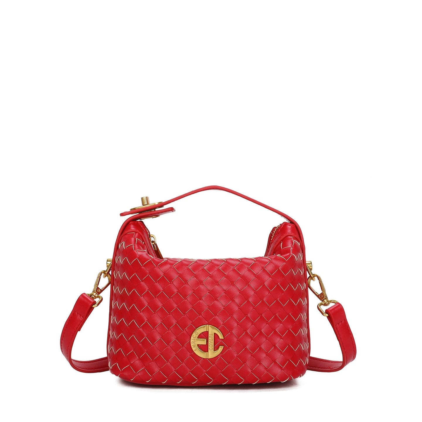 Bolso de mano con asa gruesa y efecto trenzado - Moments by You