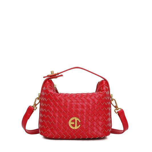 Bolso de mano con asa gruesa y efecto trenzado - Moments by You