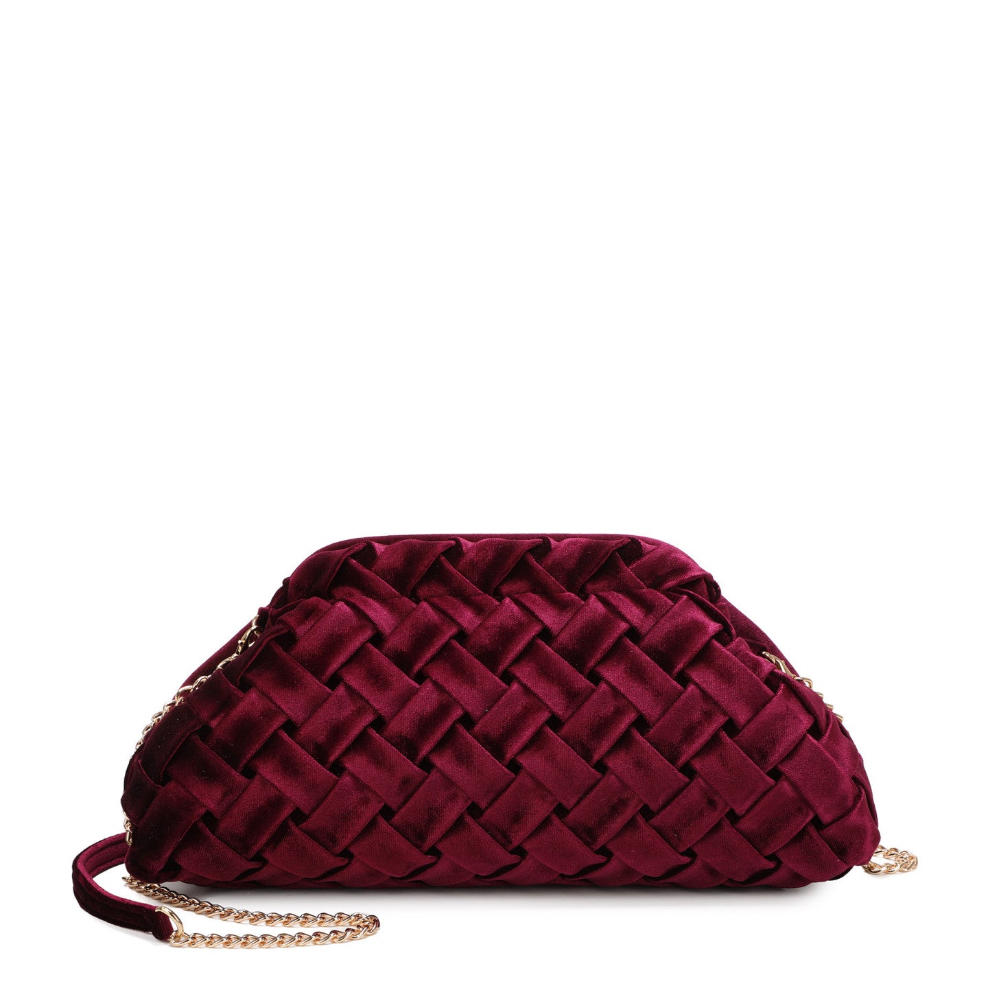 Sac à main pochette de soirée en satin noir avec bretelles croisées