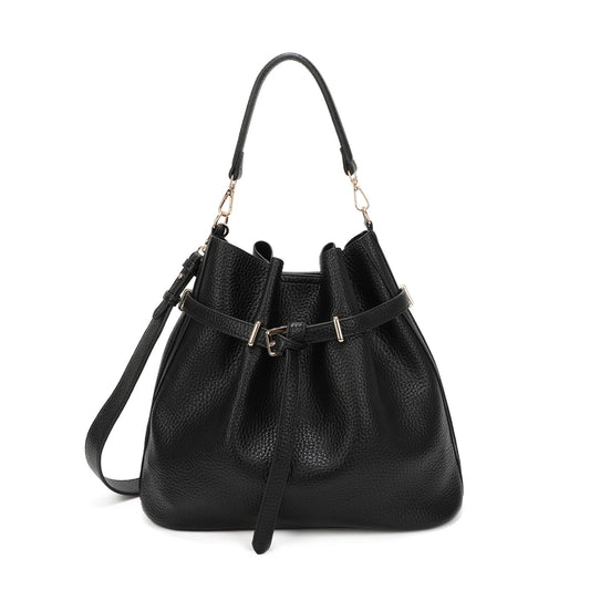 Plain orange velvet party handbag