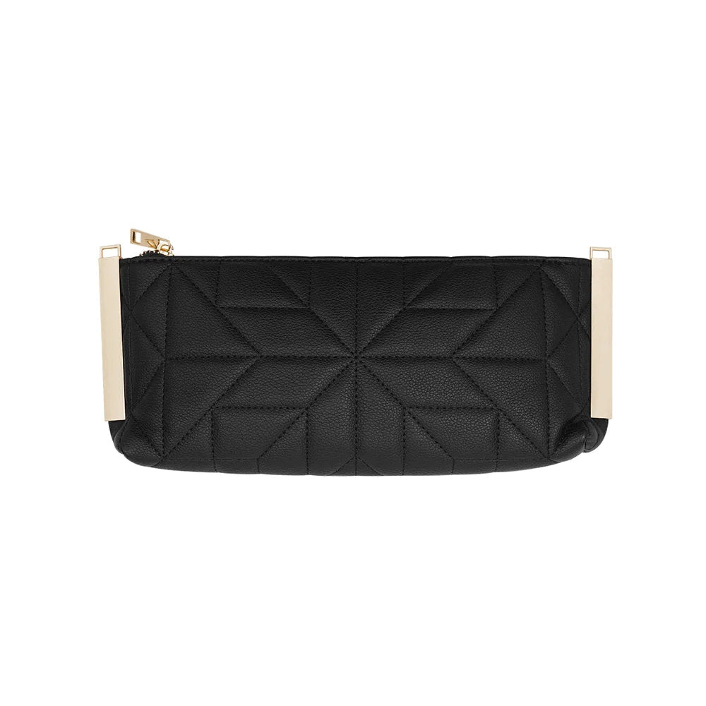 Bolso fiesta alargado con efecto acolchado y detalles metálicos - Moments by You