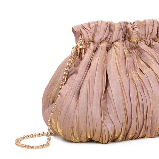 Sac à main pochette de soirée en satin noir avec bretelles croisées