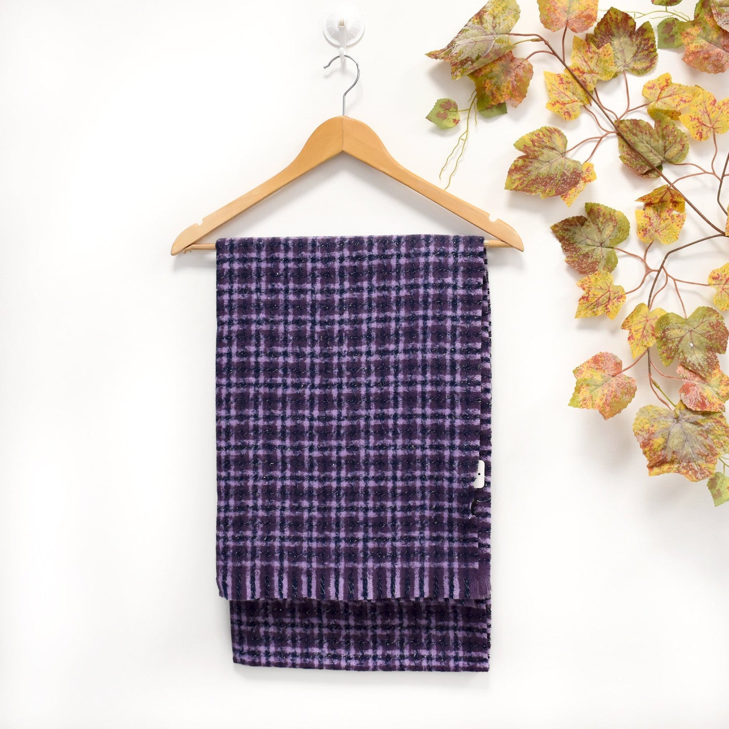 Bufandas anchas suaves de cuadros en varios colores