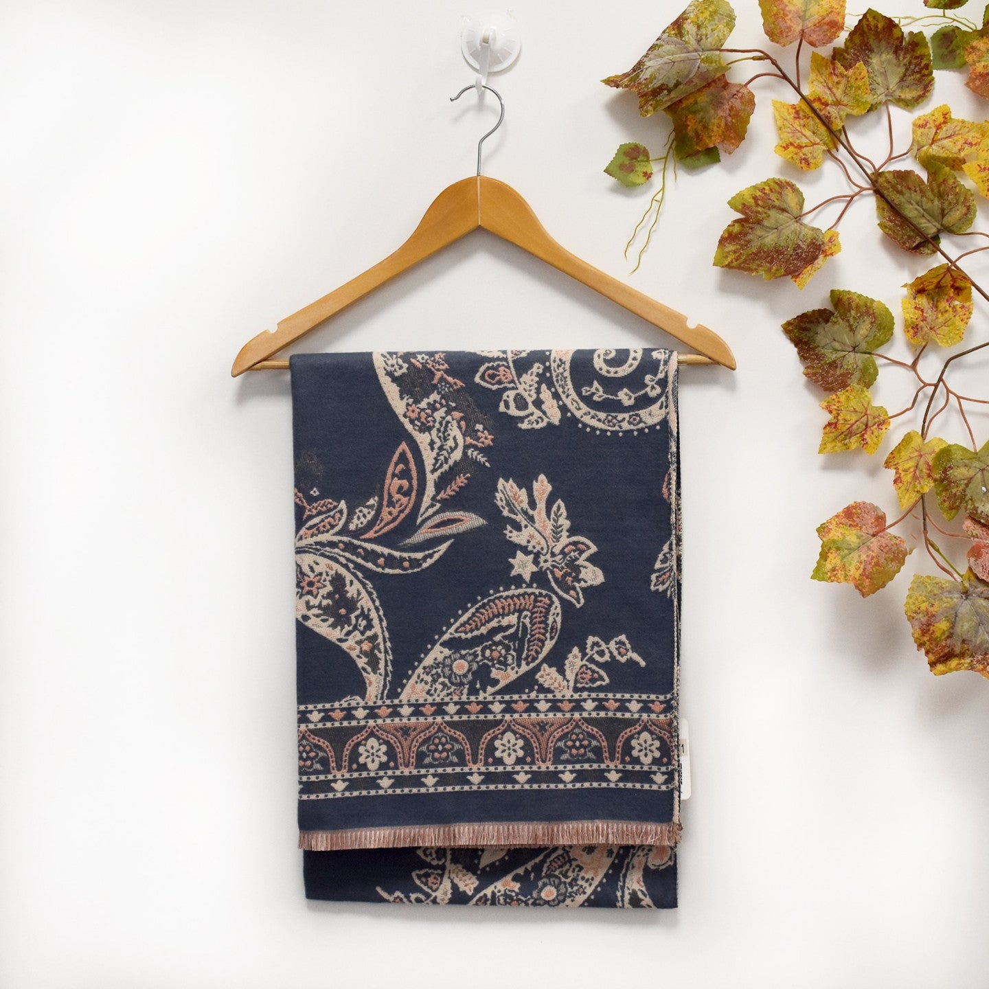 Bufandas anchas suaves florales retro en varios colores