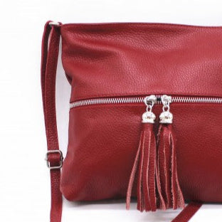 Smooth camel bag - 100% leather