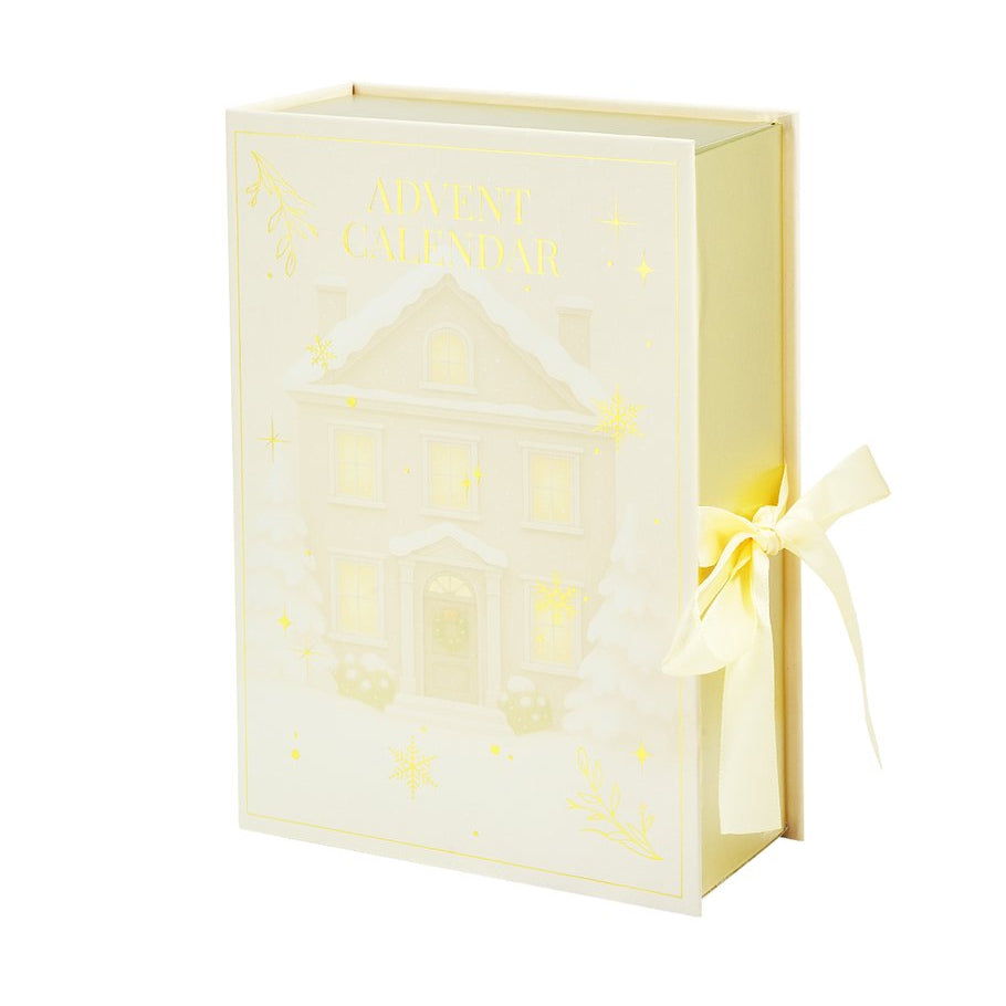 Calendario de adviento Navidad con joyas de acero inoxidable con acabado plata - mbyou