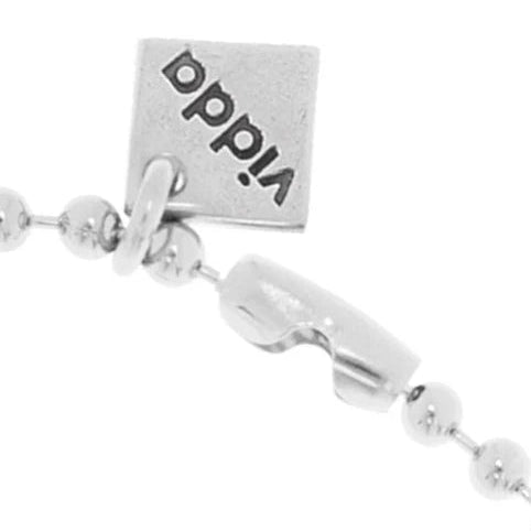 Collar baño de plata s925 con bolitas y piedra natural semipreciosa de ojo de tigre acabado plata - Vidda jewelry - mbyou