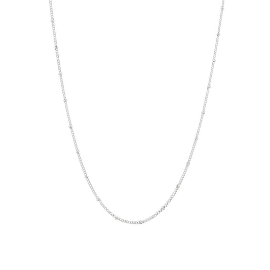 Collar de acero con bolitas pequeñas