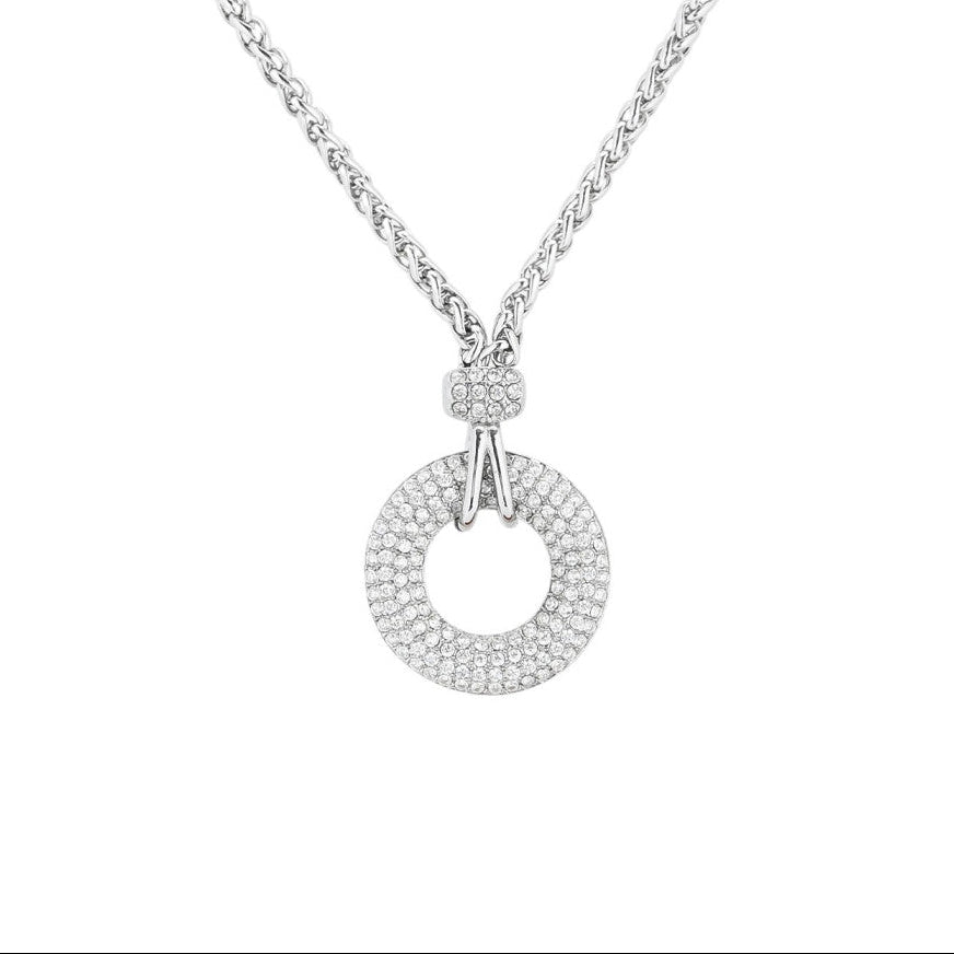 London steel hoops necklace