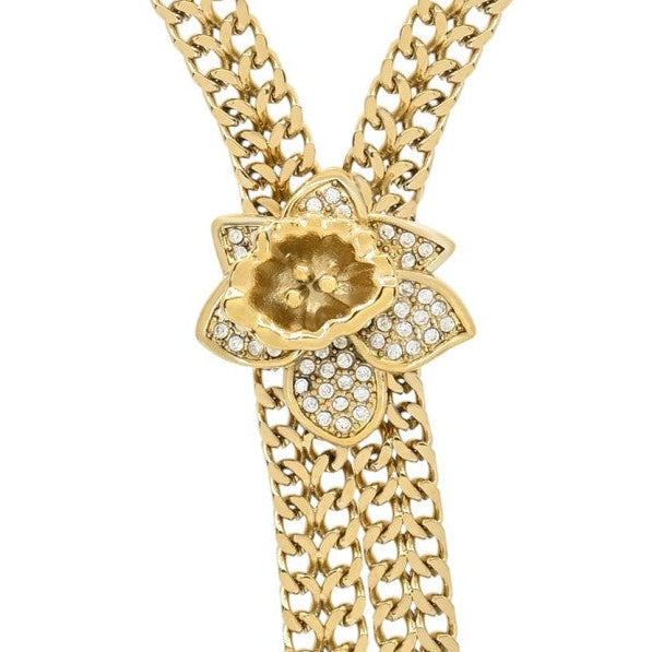 Steel hoops with gold balls